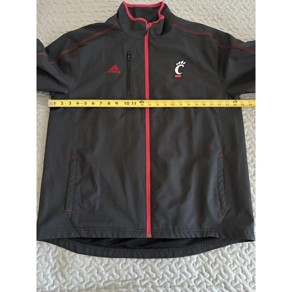 Adidas Track Jacket Cincinnati Bearcats NCAA Full Zip Men’s Large